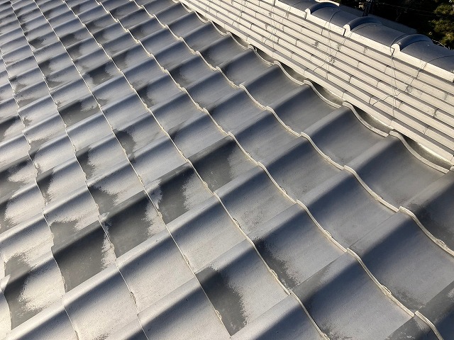 現地調査におうかがいした棟瓦